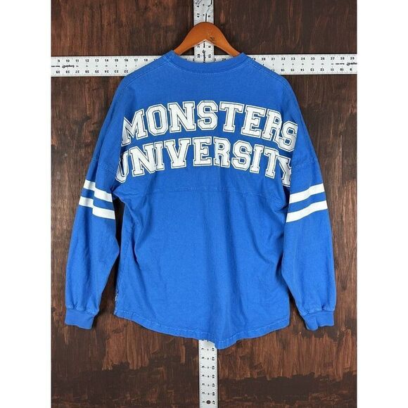 Disney Parks Spirit Jersey Stripe Monsters University Blue White Adult Medium‎ - Picture 8 of 9